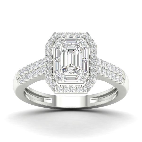 14K Yellow 0.66Ct D-Ladies Rings
