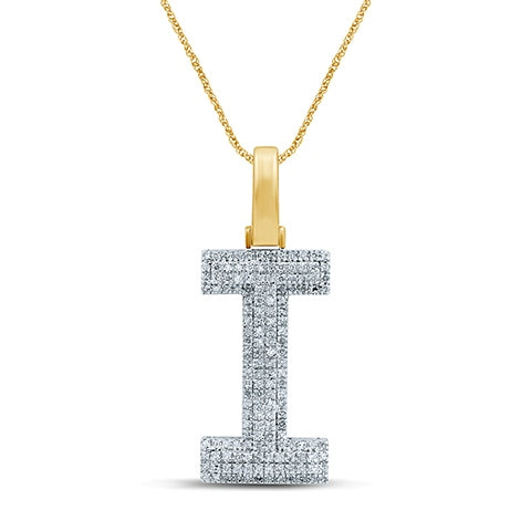 10K Yellow 0.25-0.30Ct D-Micropave Initial I