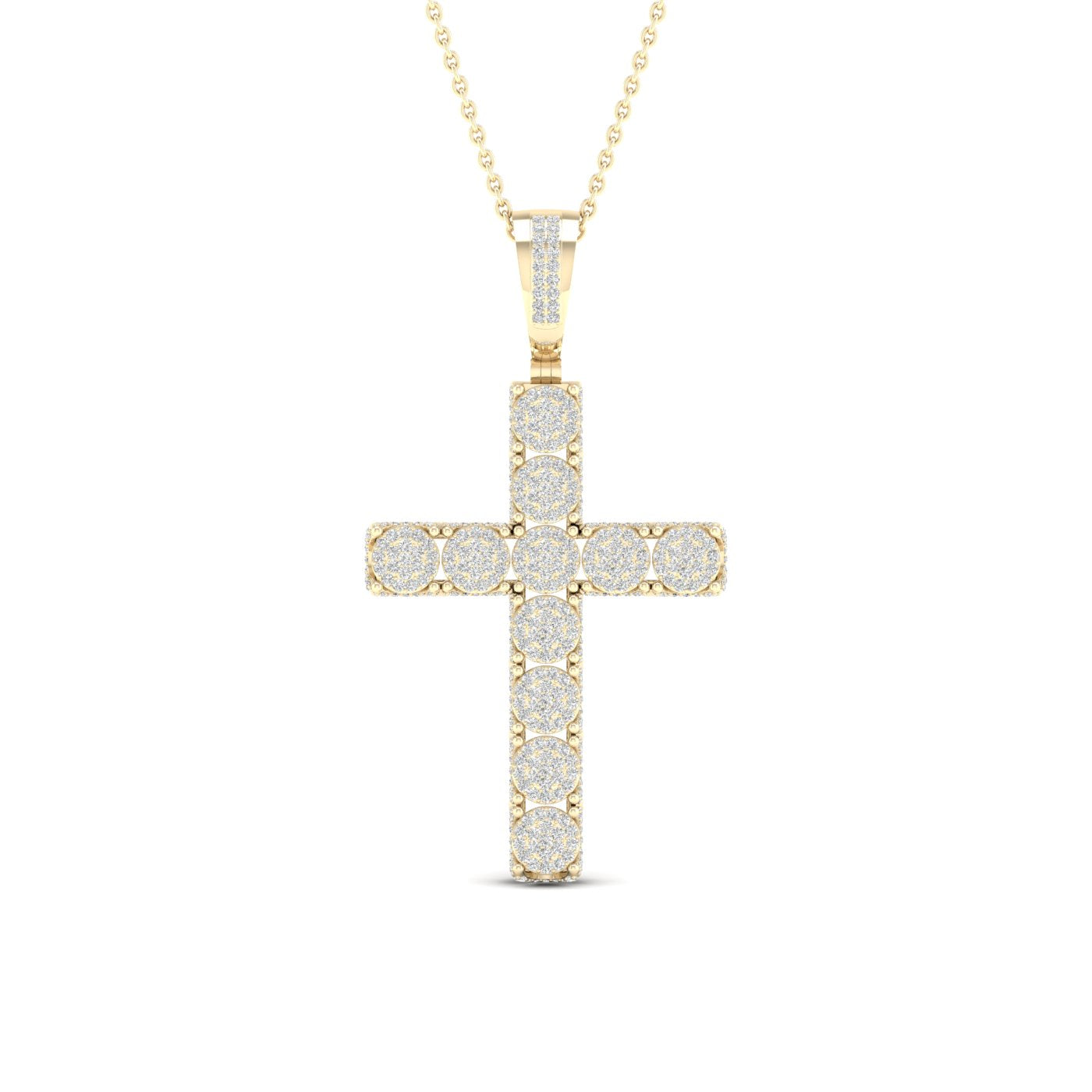 10K Yellow 1.00Ct D-Cross