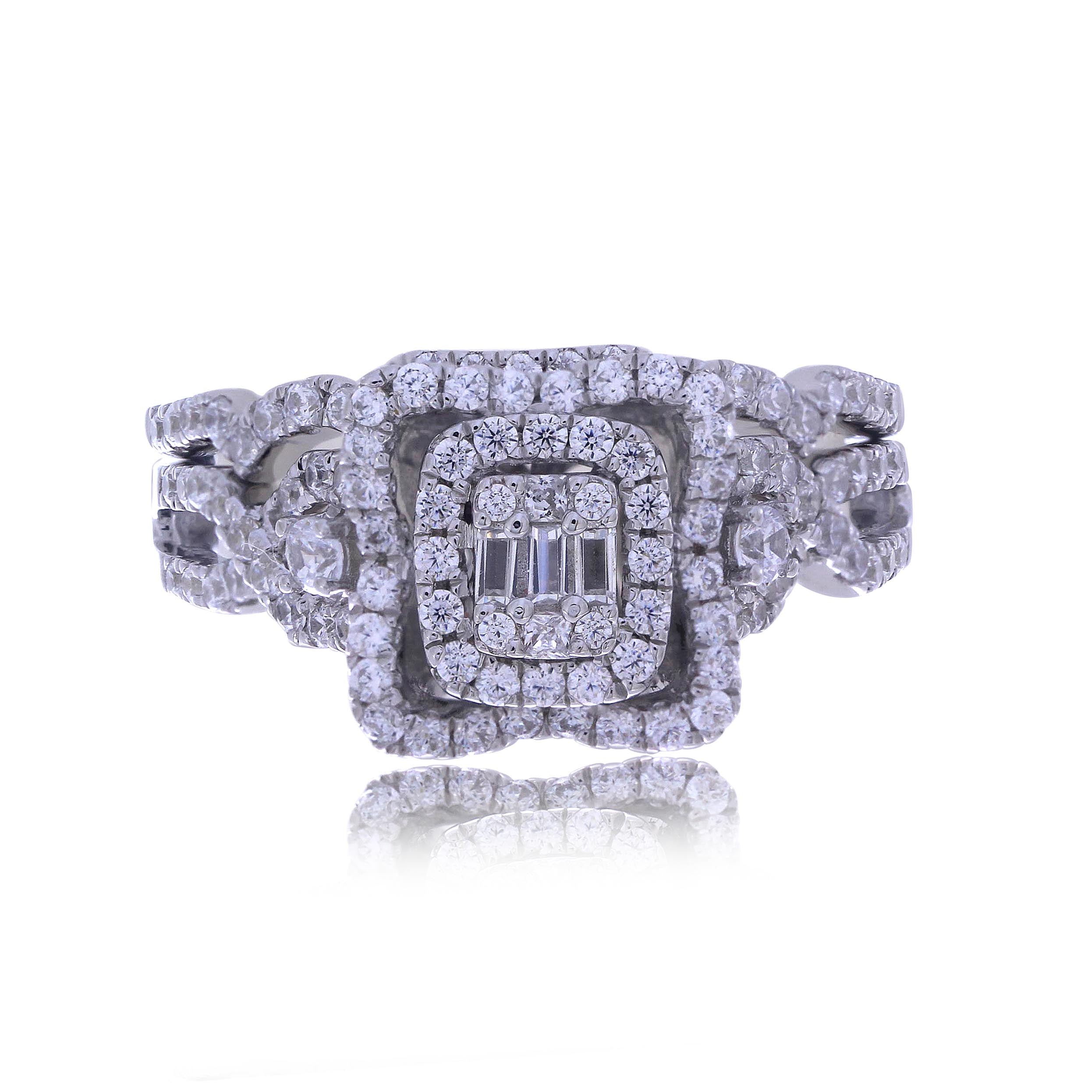 14K Whitespl Price: 0.71- 0.75 Ct D-Ladies Rings