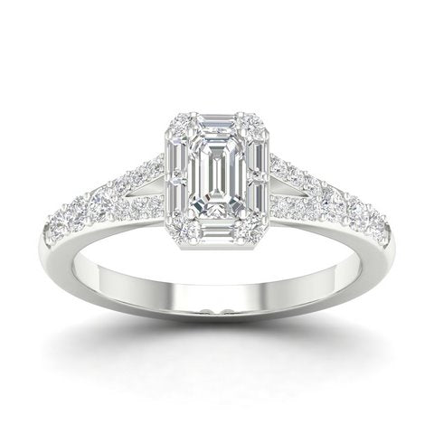 14K Whitesp Price - 0.66Ct D-Ladies Rings