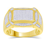 10K Yellow 0.54- 0.58Ct D-Micropave Rings