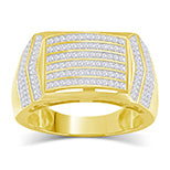 10K Yellow 0.53- 0.67Ct D-Micropave Rings