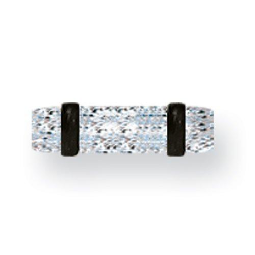 Acrylic Uv Sensitive Heavy Glitter Plug W 2 Rubber O-Rings 8G (3.2Mm) 1/2