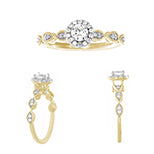 14K Yellow 0.45- 0.50Ct D-Ladies Ring