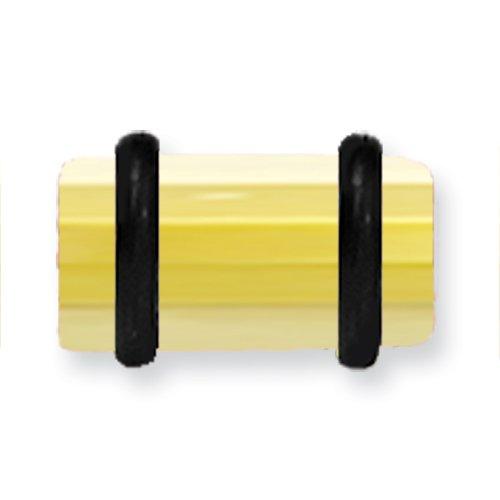 Acrylic Uv Sensitive Layered Plug W 2 Black O-Rings 2G (6.5Mm) 1/2 (13M