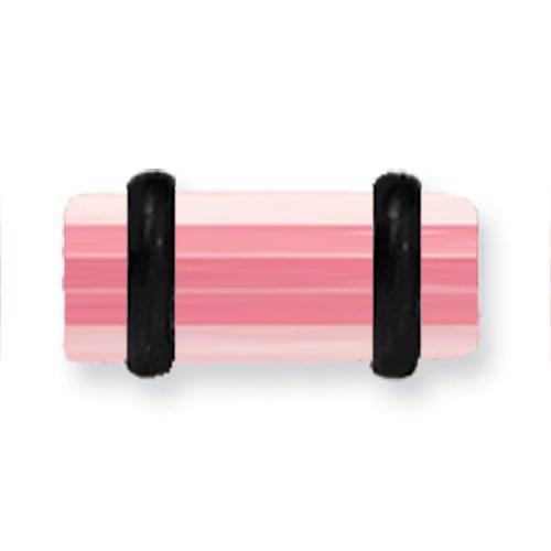 Acrylic Uv Sensitive Layered Plug W 2 Black O-Rings 4G (5.2Mm) 1/2 (13M