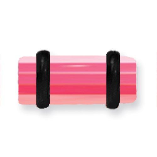 Acrylic Uv Sensitive Layered Plug W 2 Black O-Rings 4G (5.2Mm) 1/2 (13M