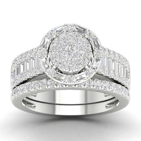 14K Yellow 1.00Ct D-Ladies Ring Baguettes (One Band)