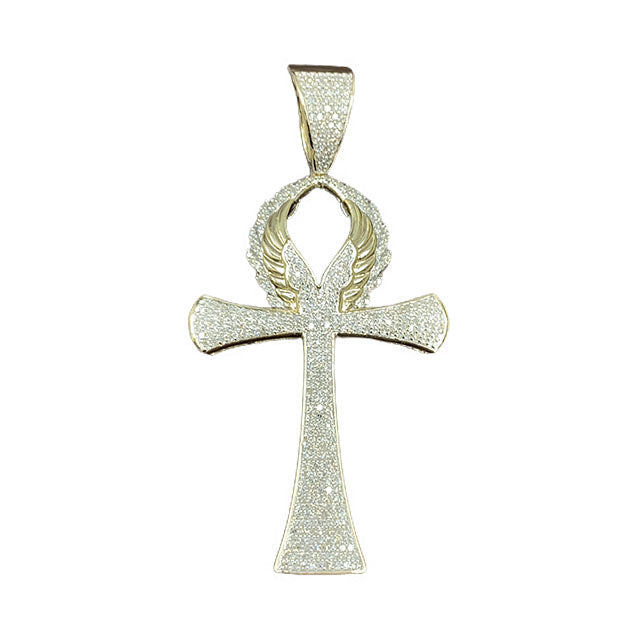 10K Yellow 0.90Ct D-Ankh