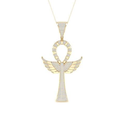 10K Yellow 0.81Ct D-Ankh