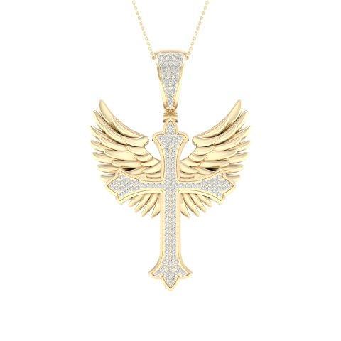 10K Yellow 0.36- 0.38Ct D-Cross