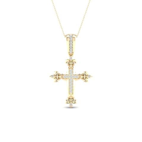 10K Yellowspl Price 0.05Ct D-Cross