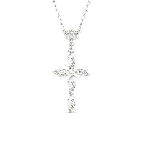 10K Yellow 0.05Ct D-Cross