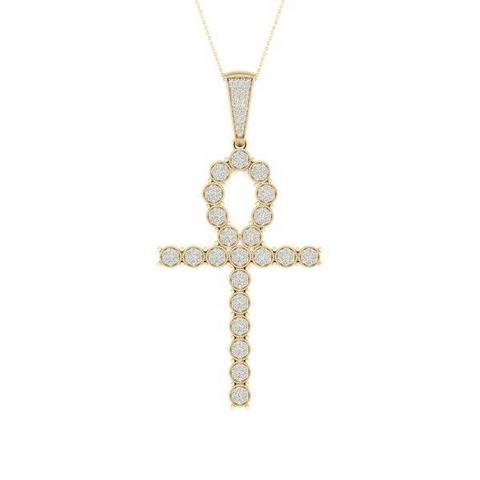 10K Yellow 0.58Ct D-Ankh