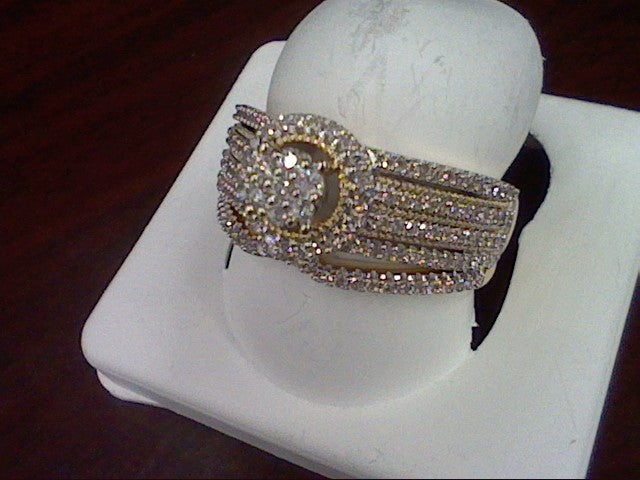 10K Yellow 0.43Ct D-Ladies Rings