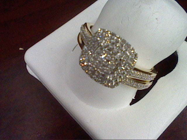 10K Yellow 0.33Ct D-Ladies Rings