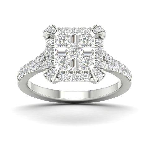 10K Whitespl Price: 0.75Ct D-Ladies Rings