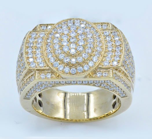 10K Yellow 2.34-2..35Ct D-Mens Rings