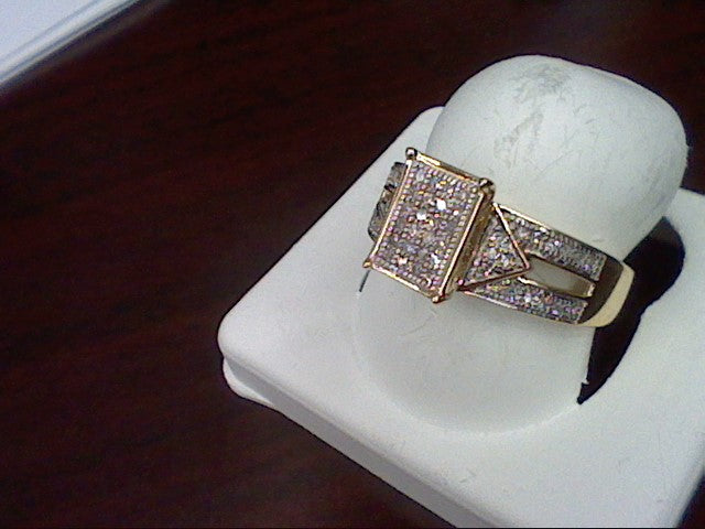 10K Yellow 0.15-0.19Ct D-Ladies Rings