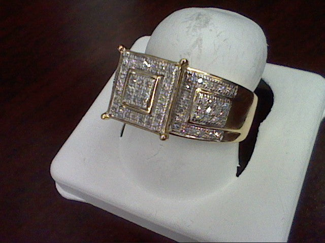 10K Yellow 0.24-0.25Ct D-Ladies Rings