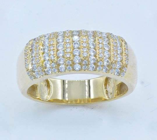 10K Yellow 0.73- 0.80Ct D-Baguette Ring