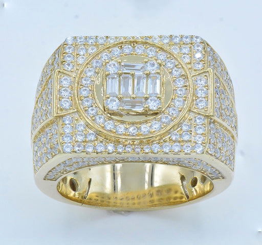 10K Yellow 2.51-2.66Ct D-Mens Buggets Ring