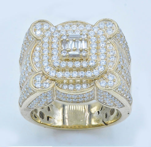 10K Yellow 2.37-2.57Ct D-Mens Rings