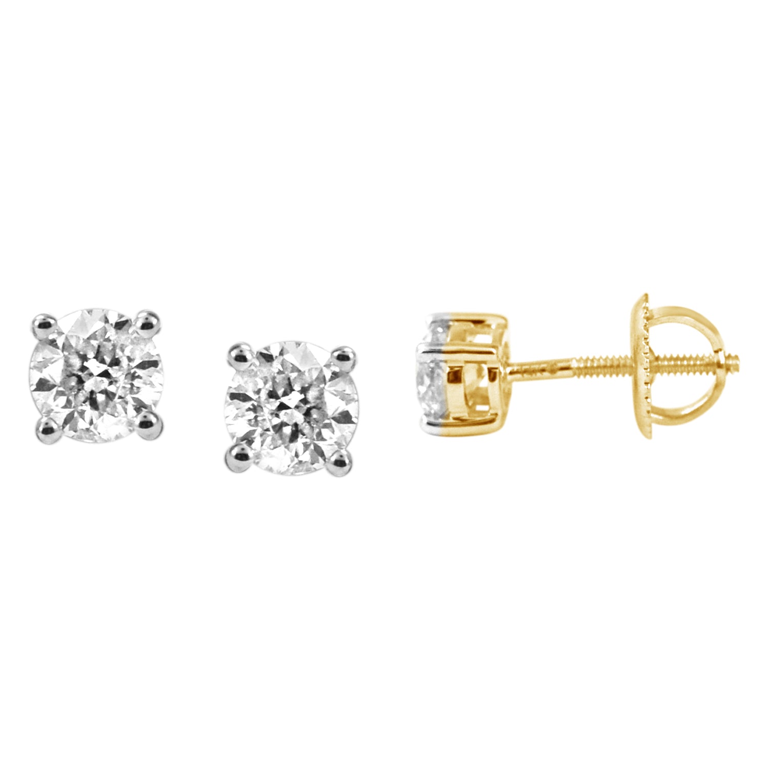 14K Yellowspl Price 0.70-0.81Ct D-Earrings