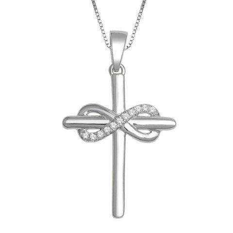 10K Yellow 0.04Ct D-Cross Charm (Chains Sold Separately)
