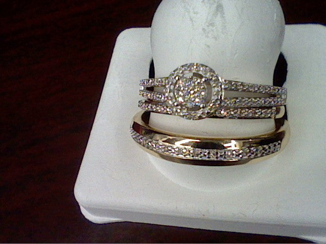 10K Yellow 0.15Ct D-Ladies Rings