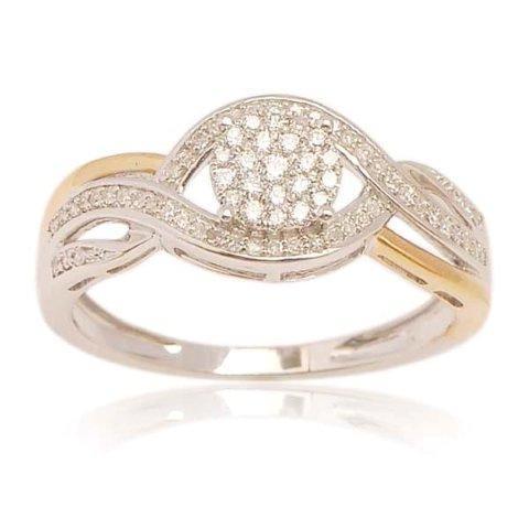 10K Yellow 0.25Ct D-Ladies Rings