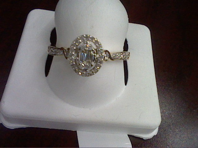 14K Yellow 0.25-0.30Ct D-Ladies Rings