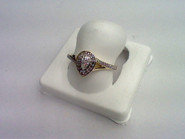 10K Yellow 0.25-0.29Ct D-Ladies Rings