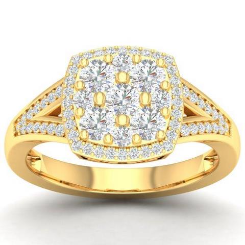10K Yellowspl Price: 0.25Ct D-Ladies Rings