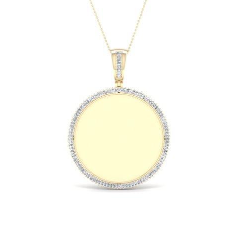 10K Yellow 1.40Ct D Memory Pendent