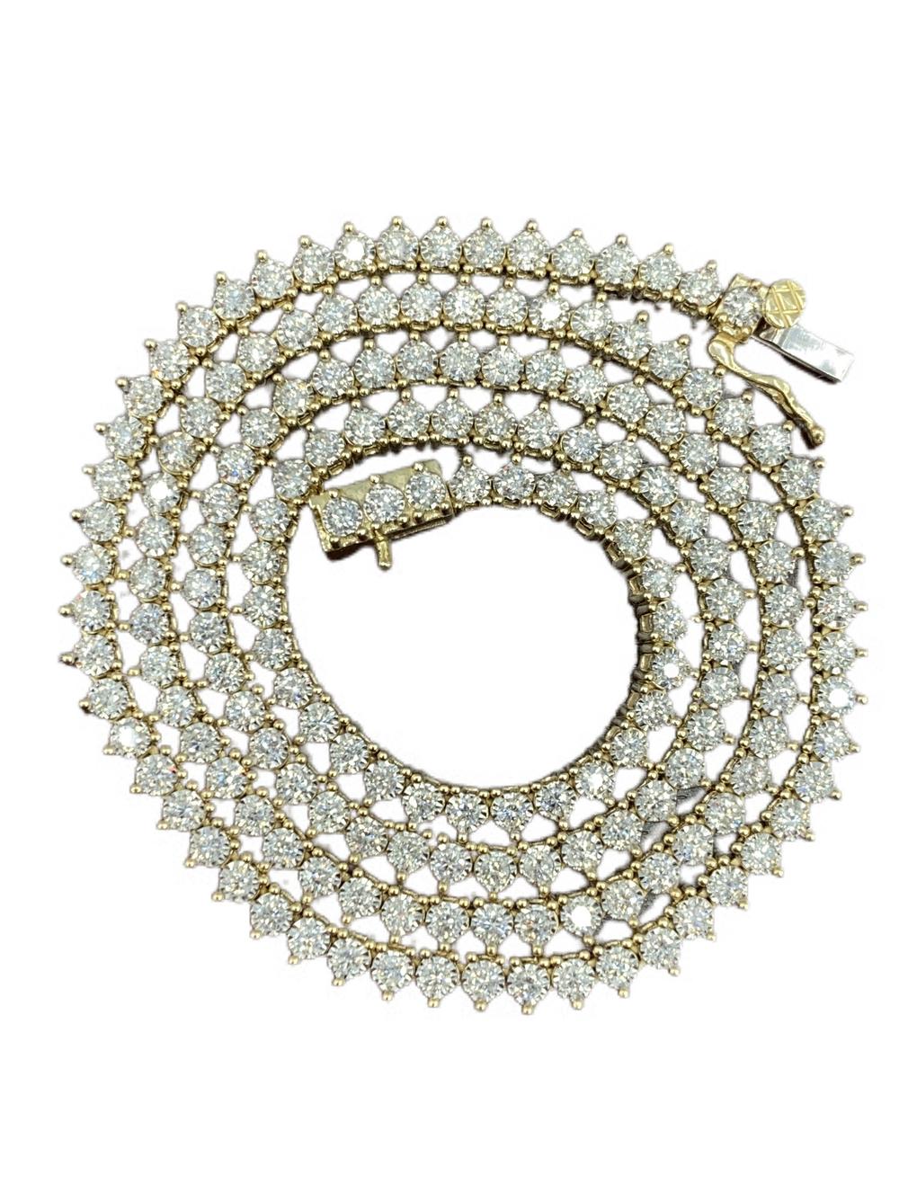 10K Yellow 5.07Ct D Fanuc Neclace