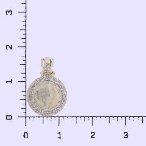 10K Yellow1.99- 2.09Ct D-Memory Pendent