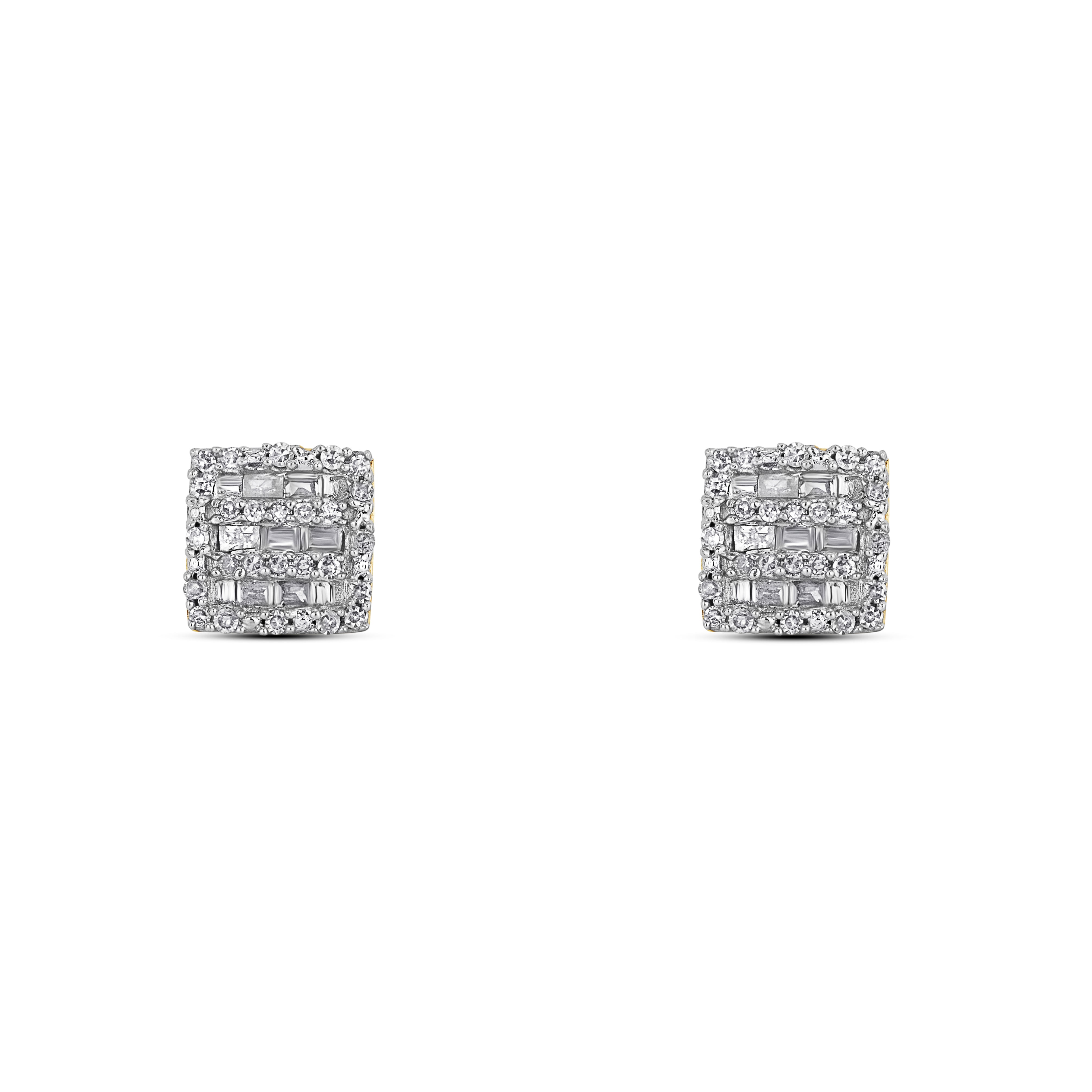10K Yellowspl Price: 0.23-0.25Ct D-Baguettes Earring