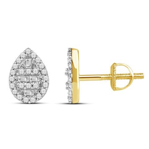 10K Yellowspl Price: 0.25Ct D-Buggets Earrings