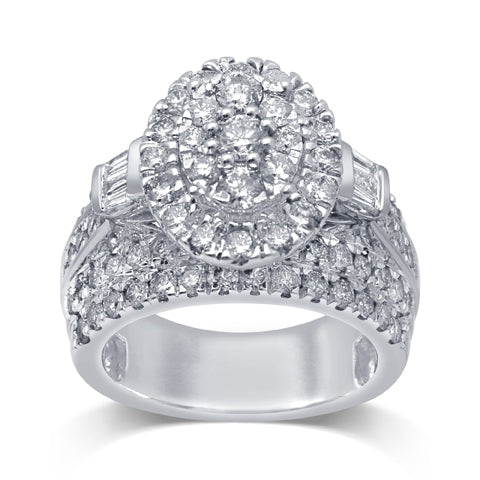 10K Yellow 3.00Ct D-Ladies Rings