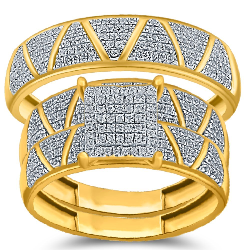 10K Yellow 0.42-0.50Ct D-Ladies Rings