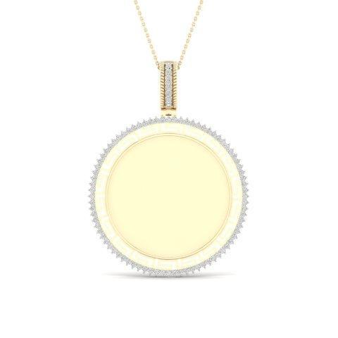 10K Yellow 0.25Ct D-Memory Pendant (Chains Sold Separately)