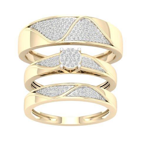 10K Yellow 0.33Ct D-Ladies Ring