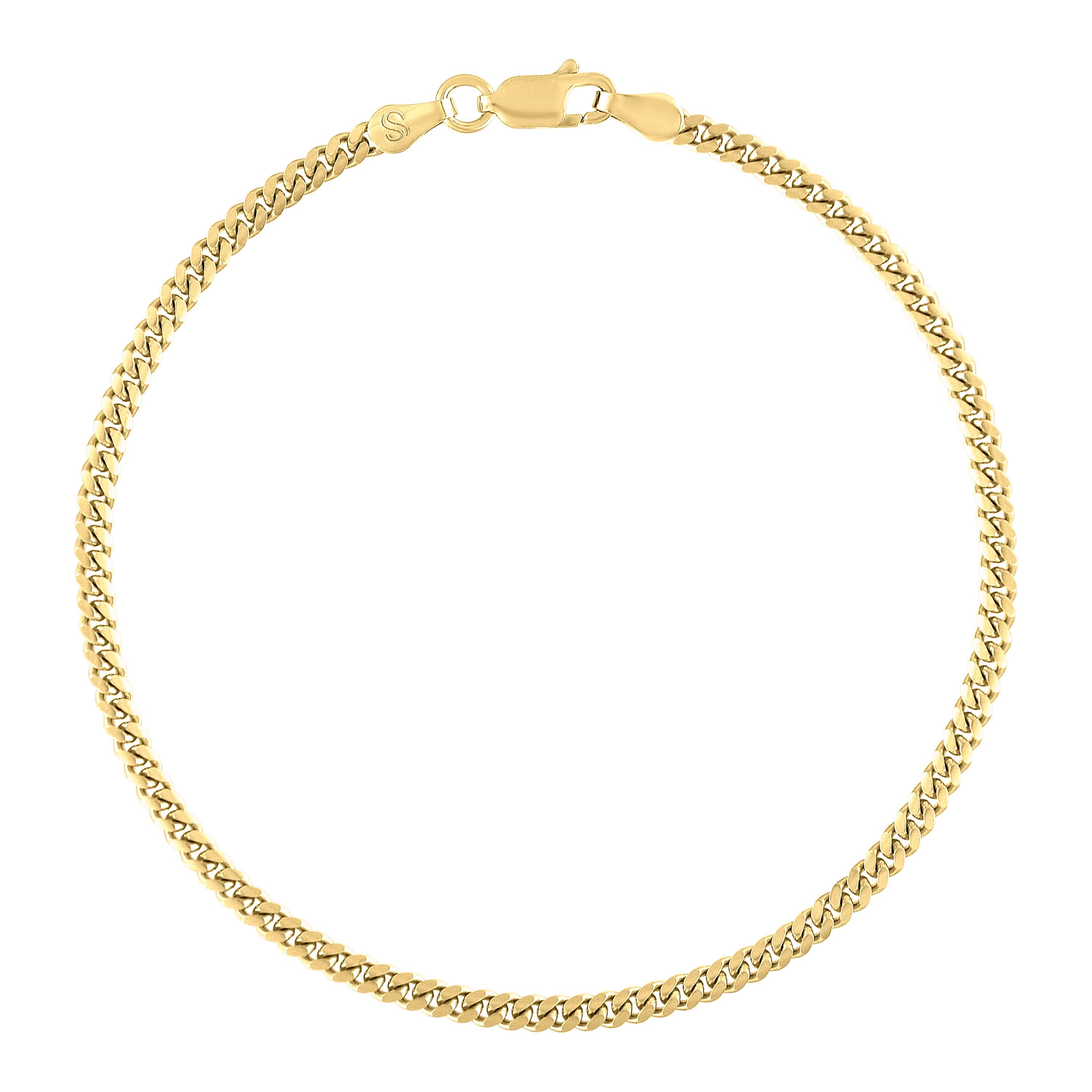 925 Sterling Silver Solid Miami Cuban Chain Silver 060 2mm