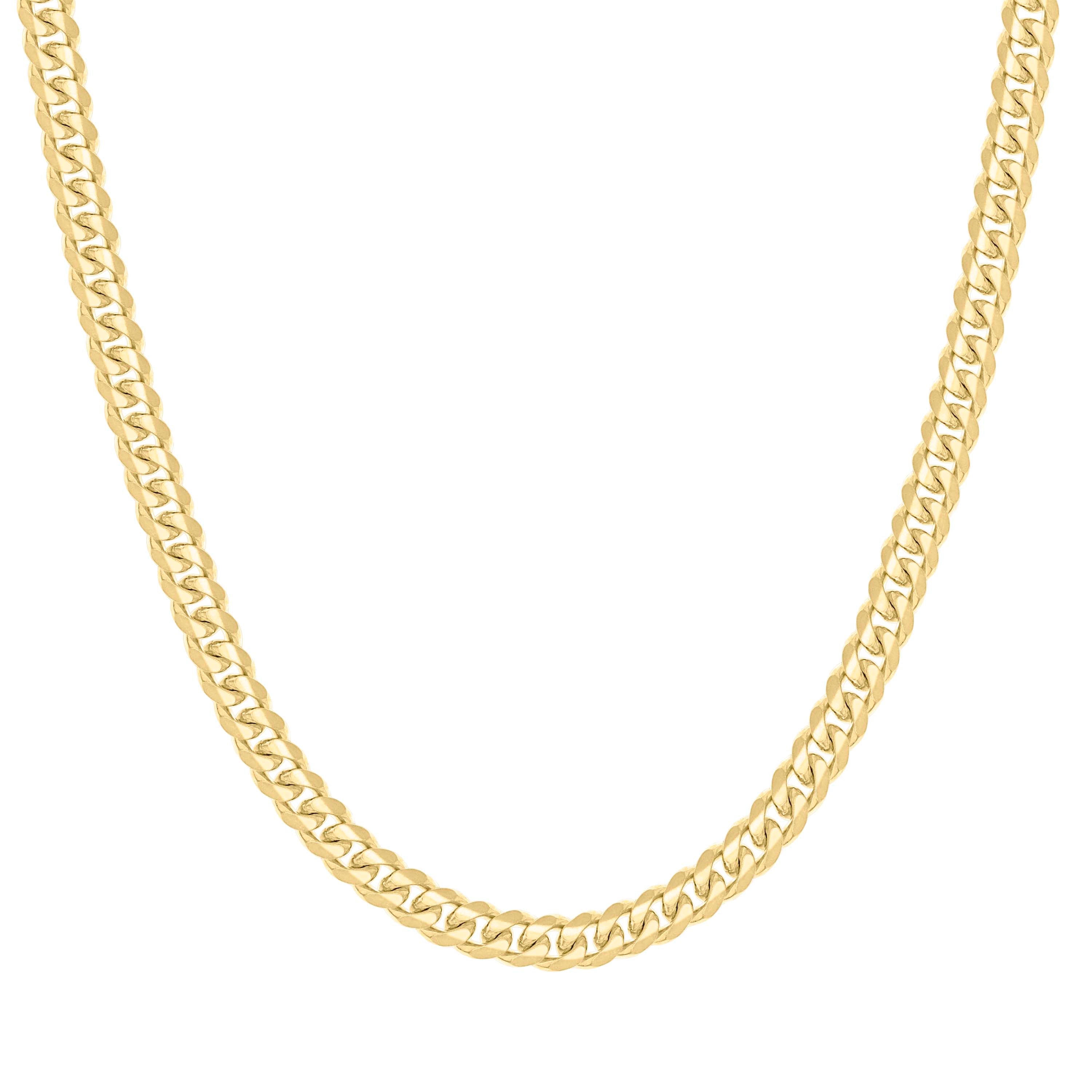 925 Sterling Silver Solid Miami Cuban Chain Silver 060 2mm