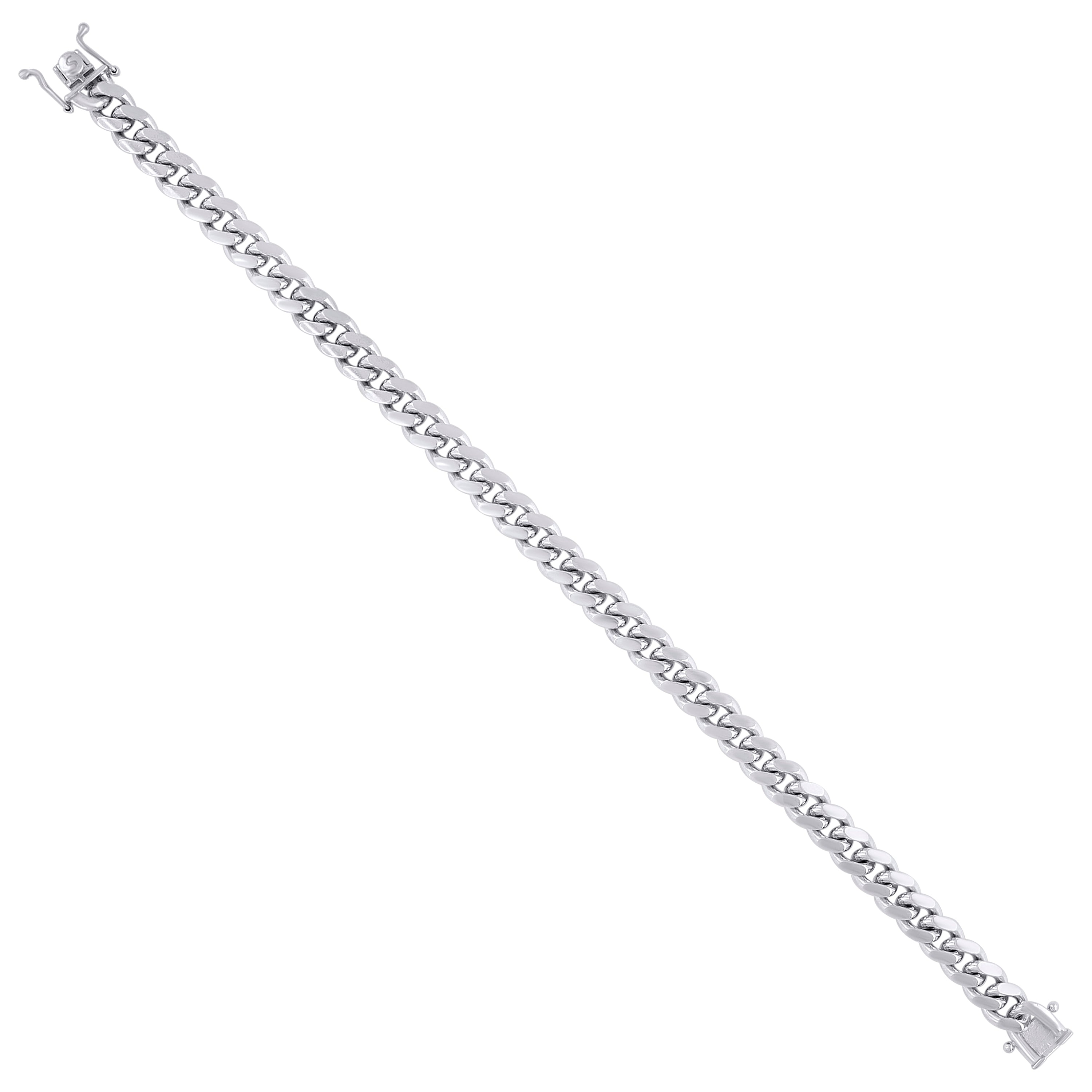 925 Sterling Silver Solid Miami Cuban Chain Silver 060 2mm