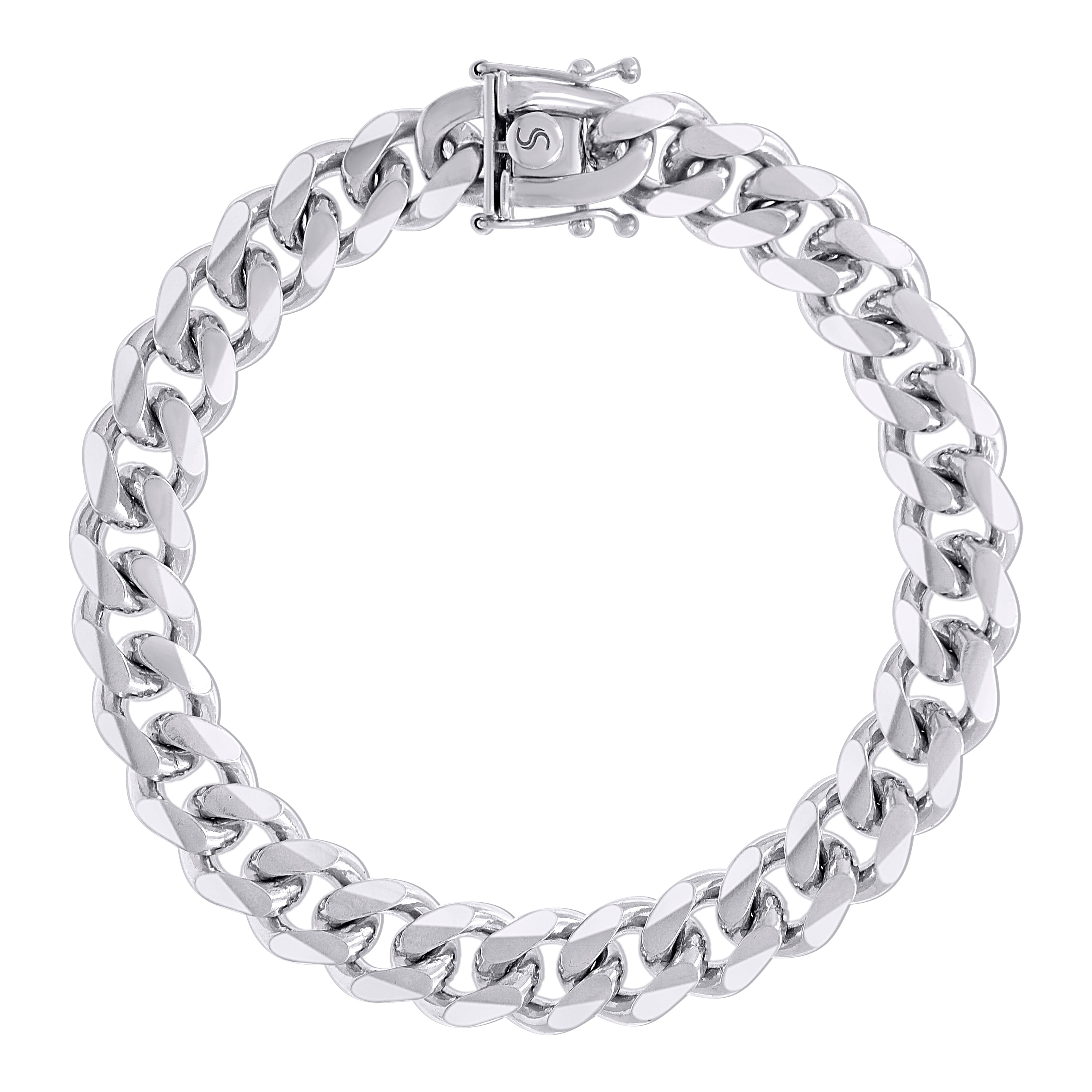 925 Sterling Silver Solid Miami Cuban Chain Silver 060 2mm