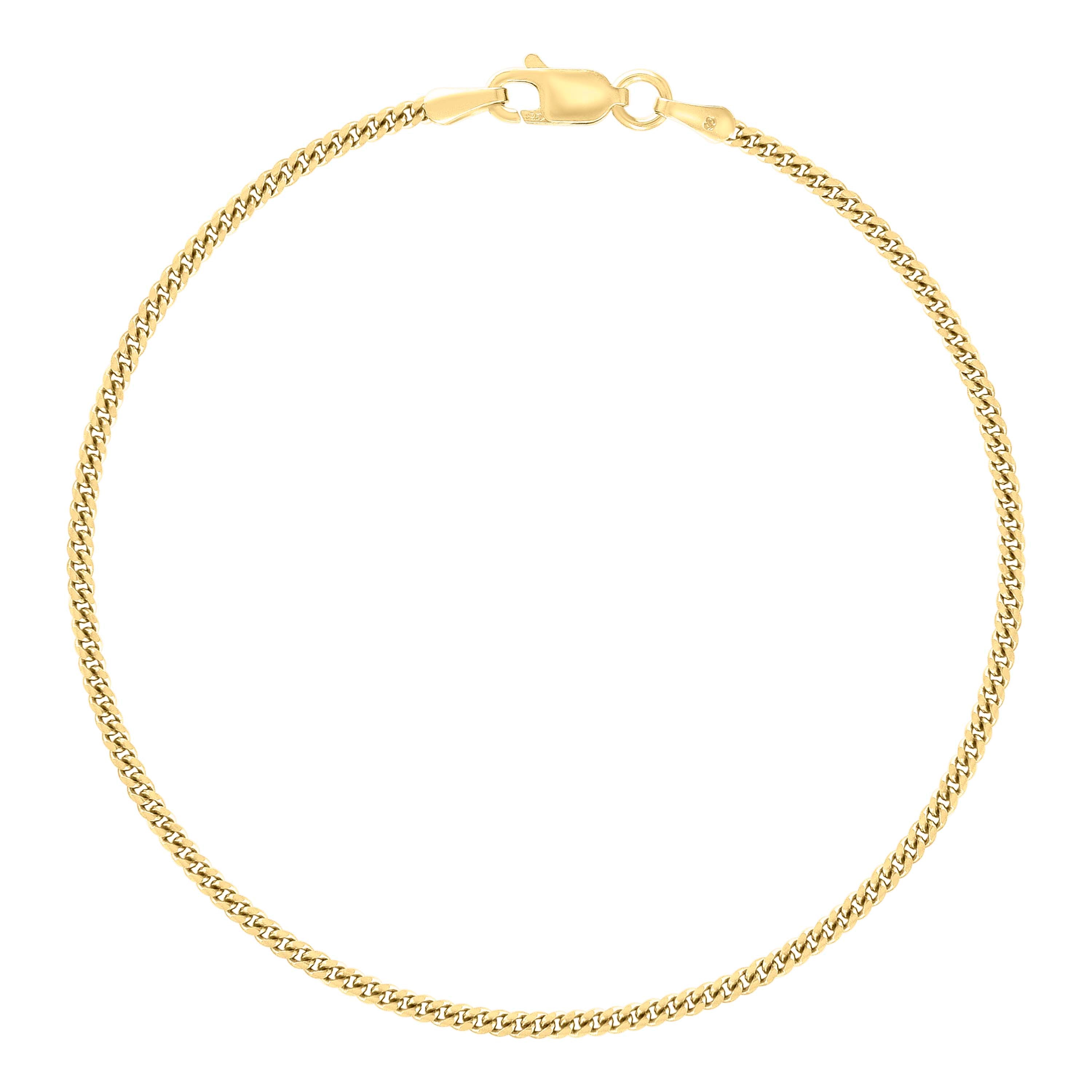 925 Sterling Silver Solid Miami Cuban Chain Silver 060 2mm