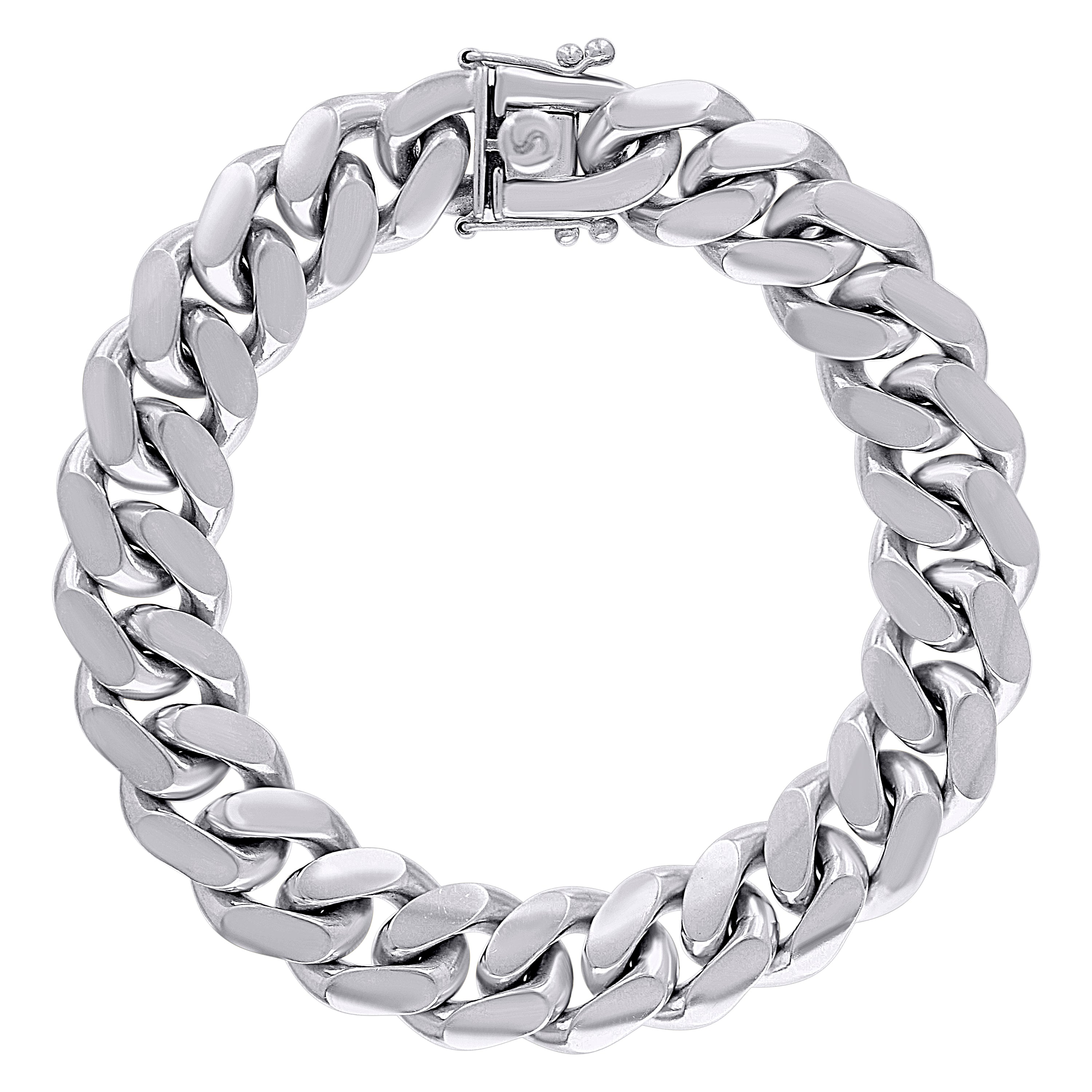 925 Sterling Silver Solid Miami Cuban Chain Silver 060 2mm